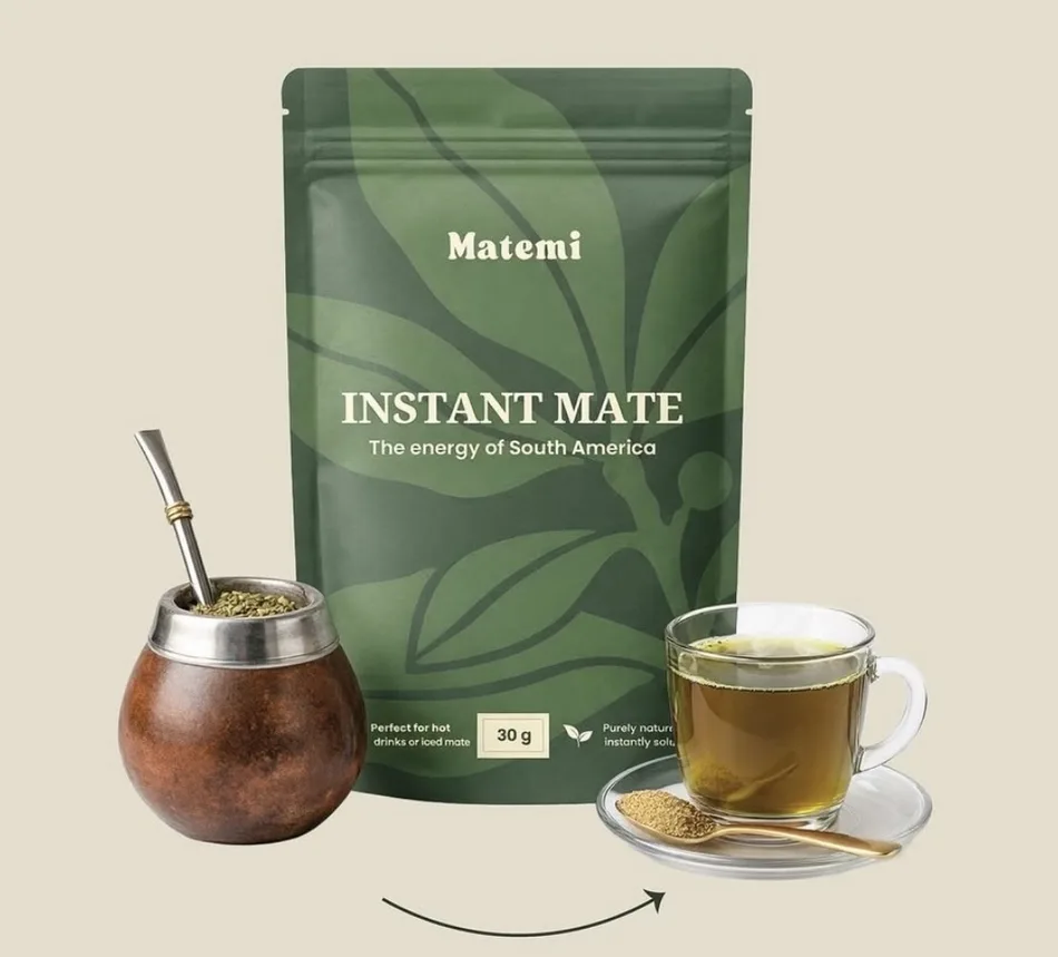 Un maté traditionnel = une tasse de MATEMI